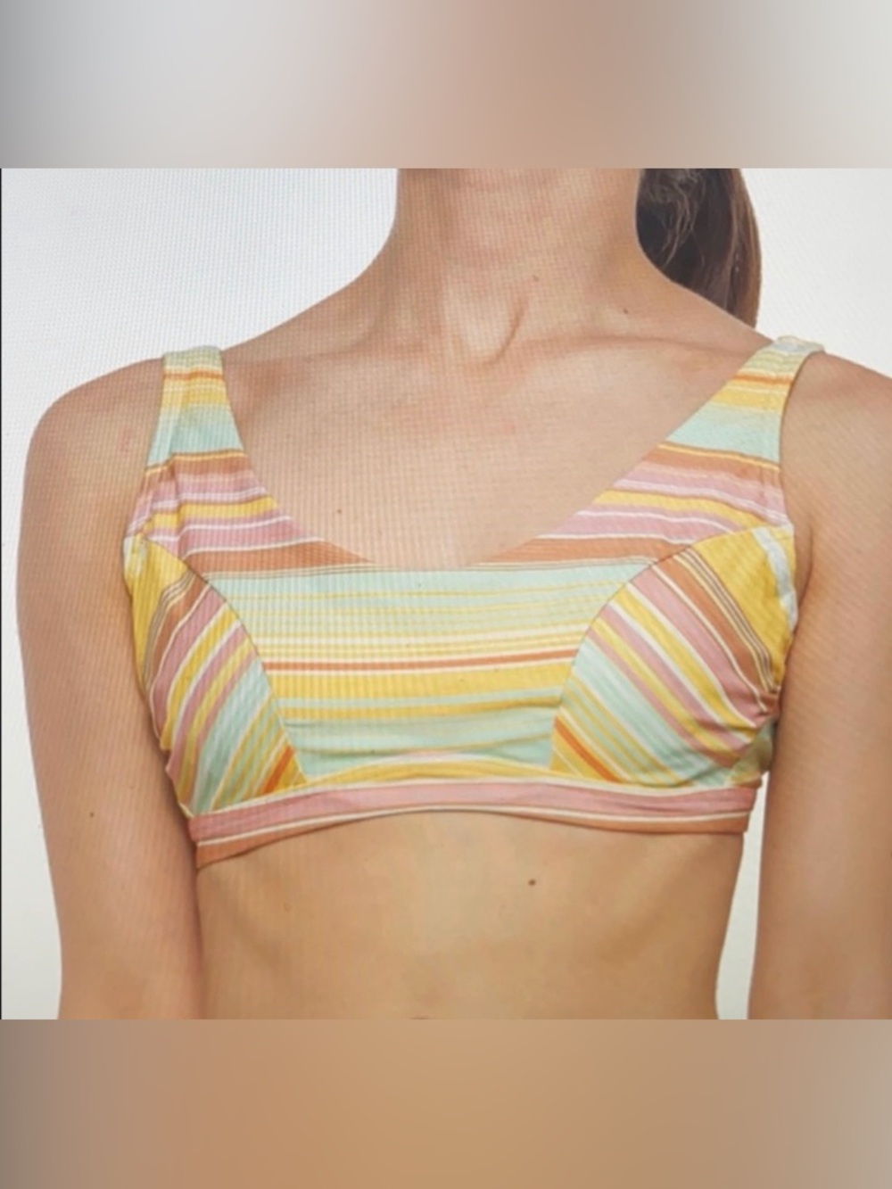 prAna Abella NWT Underwire Sport Top Amber Pontoon Size 40D XL